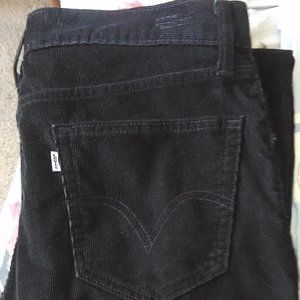 Levis 505 Black Corduroy